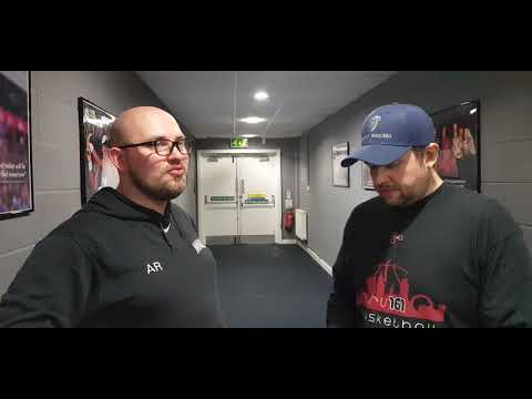 Manchester Magic Basketball Assistant Coach Alen Ramic Post Game interview v Myerscough 19/10/19