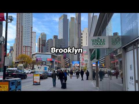 New York City Walking Tour 4k Brooklyn Downtown Brooklyn Ny