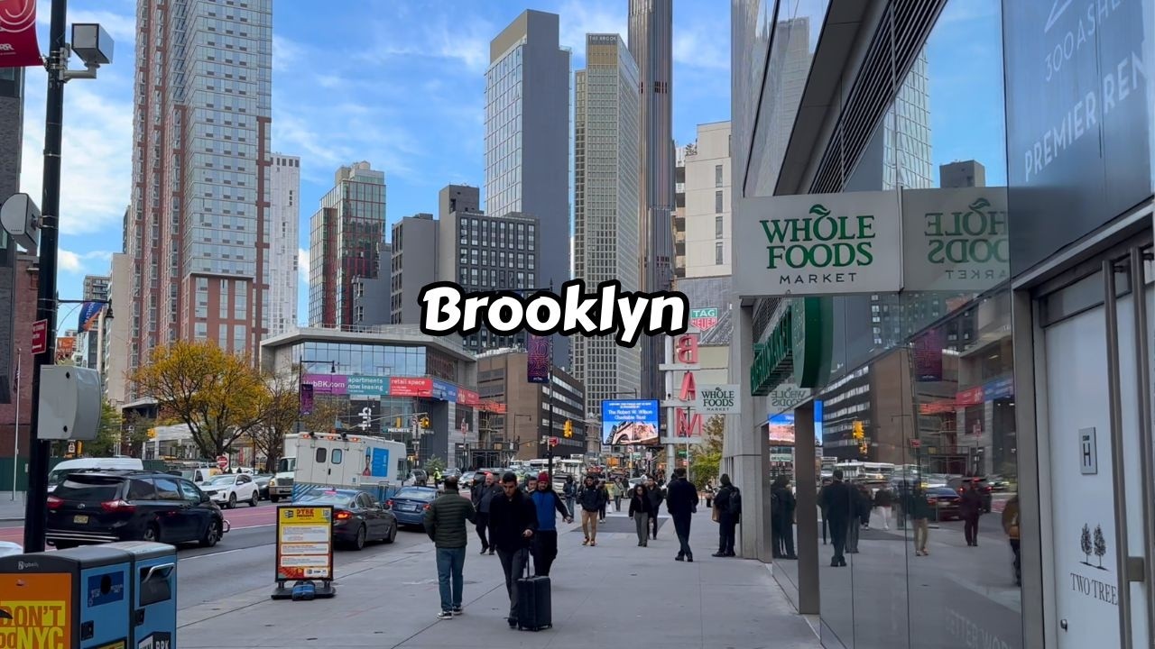 New York City Walking Tour 4k Brooklyn Downtown Brooklyn Ny