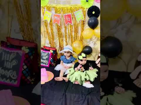 Enaya 6month birthday 🎂