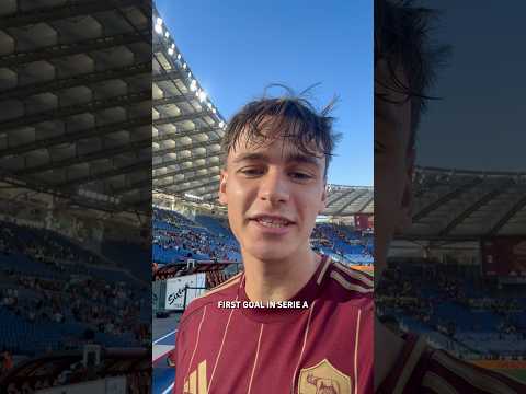 👋 Niccolò Pisilli 💛❤️ #asroma #romavenezia