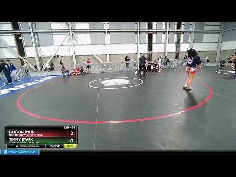 74 Lbs 2nd Place Match - Paxton Bylin, Mat Demon Wrestling Club Vs Timmy Stark, Top Dog Wrestling