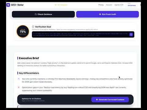 GEO Stellar 소개 영상