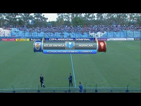 Fútbol en vivo. Rafaela - Huracán. Semifinal. Copa Argentina. Fútbol Para Todos.