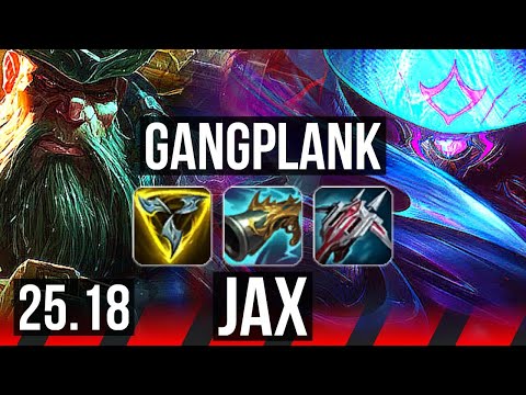 GANGPLANK vs JAX (TOP) | 11/2/6, Legendary | NA Challenger | 25.18