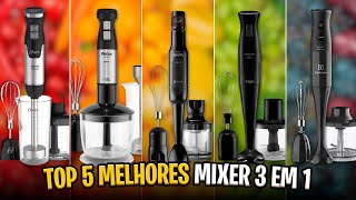 MIXER, PROCESSADOR e BATEDOR! 5 Melhores MIXER 3 EM 1 de 2024 ✅