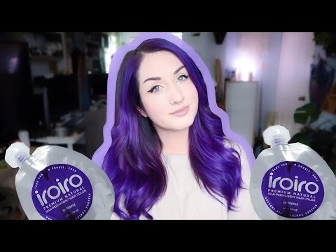 iroiro purple hair dye *Trying a NEW COLOR!*