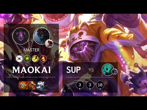 Maokai Support vs Thresh - KR Master Patch 11.2