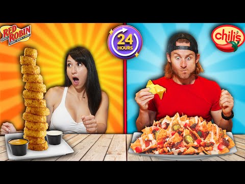 We Ate The UNHEALTHIEST Appetizers At Chain Restaurants For 24 Hours