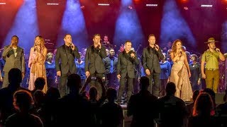 Dami Im with All The Cast - Advance Australia Fair - Overture To Peace Concert Finale