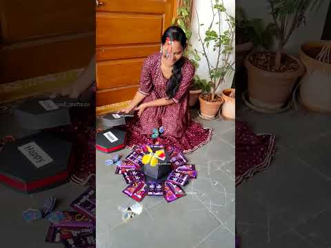 butterfly chocolate box 😍🥳🦋🦋 #gift #subscribe #trending #music #dance #surprise #reels