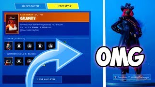 HOW TO CHANGE COLORS ON "Calamity" SKIN in Fortnite! (UNLOCK COLOR CHANGING MAX CALAMITY *FAST*)