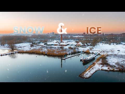 Snow & Ice | Wageningen | Cinematic drone video