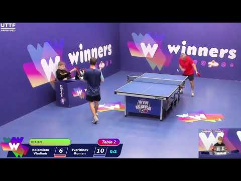 WINners CUP table 2  29.10 Kolomiets Vladimir - Tveritinov Roman  15:45
