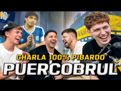 DAVOO XENEIZE, LA COBRA, GASTÓN EDUL AND TEO IN A NEW PIBARDOS CHAT