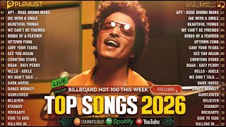 Download lagu Billboard Pop Songs 2026 Playlist 🔥Bruno Mars, The Weeknd, Rihanna, Adele, Dua Lipa, Ed Sheeran mp3