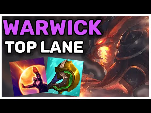 UNKILLABLE MONSTER - WARWICK WW TOP LANE GUIDE RUNES BUILD GAMEPLAY SEASON 12 LEAGUE OF LEGENDS LoL