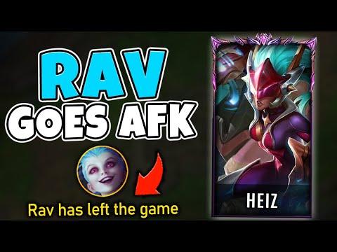 When Rav disconnects and Heizman is forced to carry 4v5 | Rav Road to Diamond