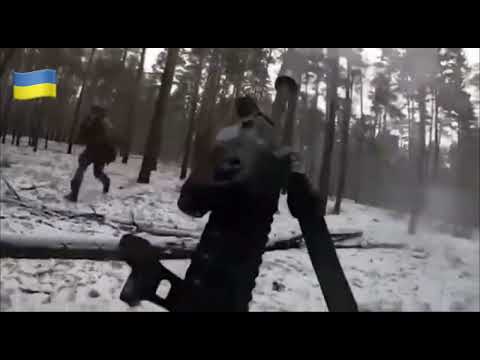 🇺🇦Ukrainian Special Forces engage with Russian troops in a forest