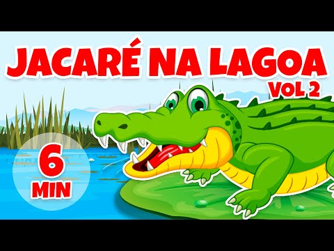 Jacaré na Lagoa vol 2 - Giramille 6 min | Desenho Animado Musical