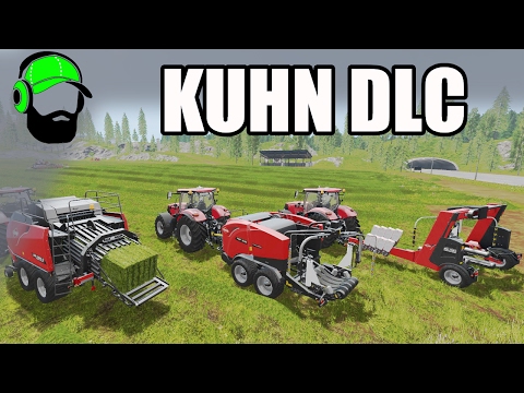 KUHN DLC Farming Simulator 17 Review Balers and Wrapper -#FS17