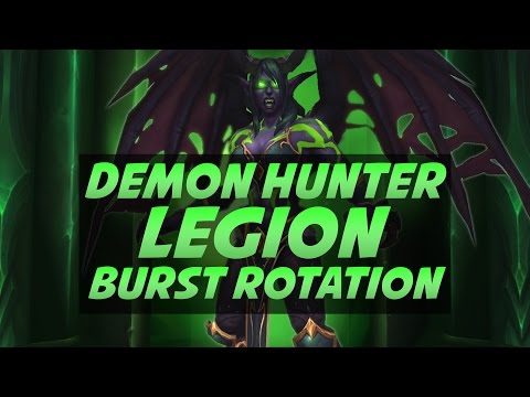 Legion Demon Hunter - PvP Burst Rotation Tutorial in ALPHA