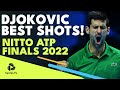 Novak Djokovic's Best Shots Of The Nitto ATP Finals 2022!