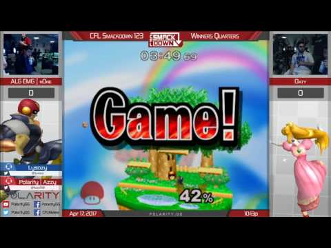 CFL Smackdown 123 Melee - ALG EMG | N0Ne (Falcon) vs Oaty (Peach) - Winners Quarters