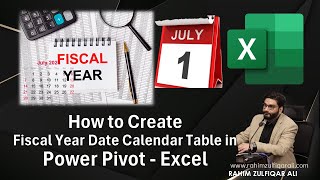 Download the video "How to Create Calendar Dimension Table POWER PIVOT? How to Convert Fiscal Calendar Jul to Jun"