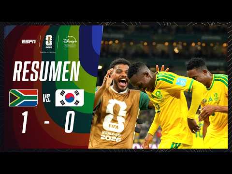 Resumen Sudáfrica vs Corea del Sur
