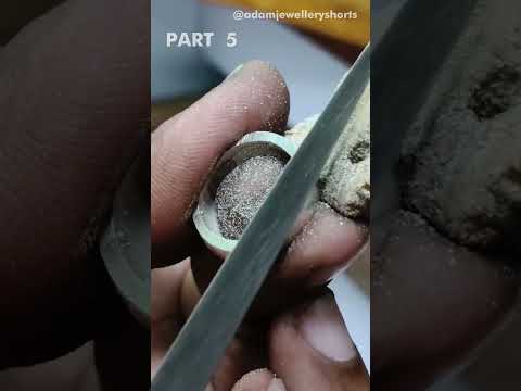 Making a Luxury Blue Sapphire Ring | Master Jeweler Skills | Part- 05  #bluesapphirering