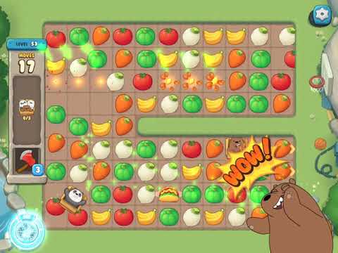 We Bare Bears - Match3 Repairs - Level 53 (by match3news.com)