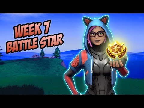 Season 8, Week 7 *SECRET* Battle Star Location! (Free Tier) - Fortnite Battle Royale