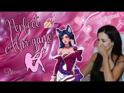 PERFECT GAME BC I'M A PERFECT GIRL ✨ MVP of the game with Ahri PERIOD 💅  [FULL GAME]