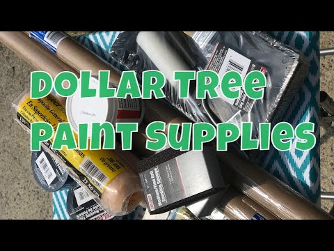 Dollar Tree Paint Supplies Haul #DollarTreeHaul #PaintSupplies #AWalkThruMotherhood #15n15
