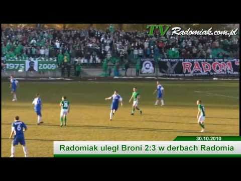 Radomiak Radom - Broń Radom. III liga sezon 2010/2011 cz. 2.