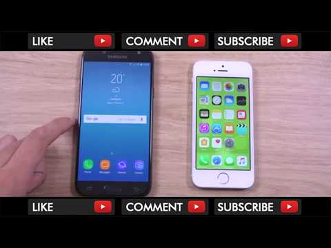 Samsung Galaxy J5 Pro 2017 vs iPhone SE Speed Test