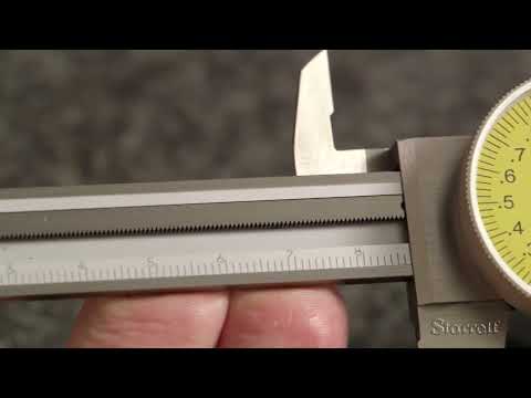 Starrett Measuring with English and Metric Dial Calipers