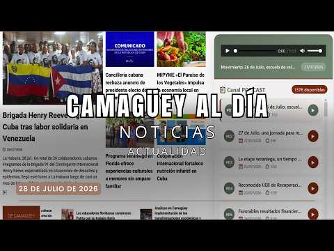 Boletín informativo 28 de julio de 2026