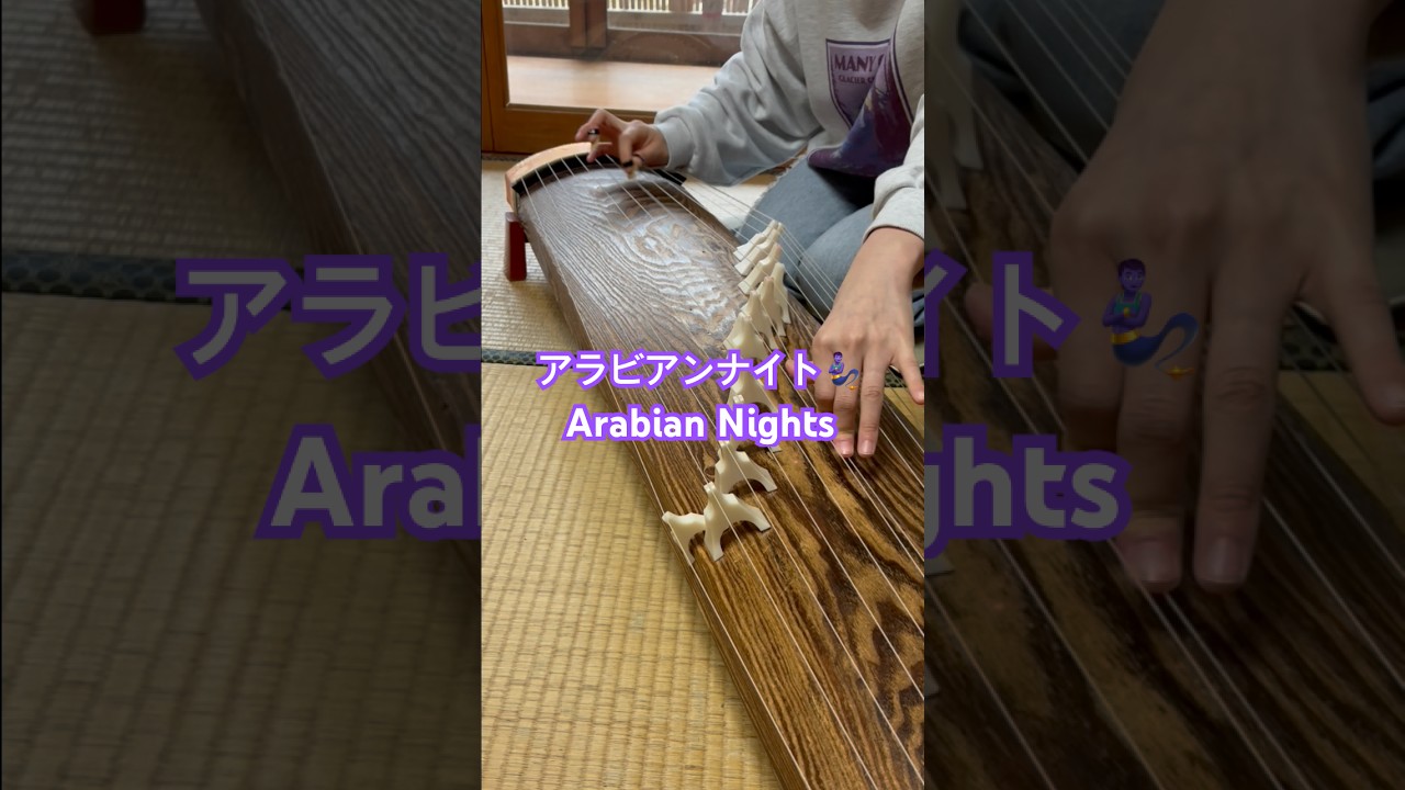 【アラジンAladdin】箏でアラビアンナイト(Arabian Nights)