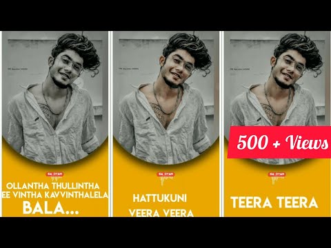 Veera Veera 😍💝 Manohari Status💟 Tiktok Famous Song WhatsApp Status ❤️ Akhi1Cj6 Wp Status SA DYAN