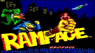 [Amstrad CPC] Rampage - Longplay