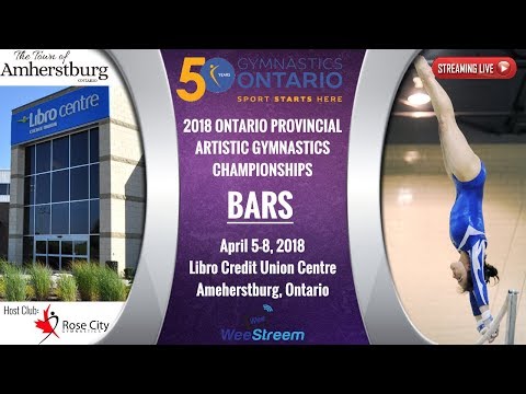 Friday - Bars (Gym A) - 2018 Level 6-10 & National Ontario Championships - W.A.G.