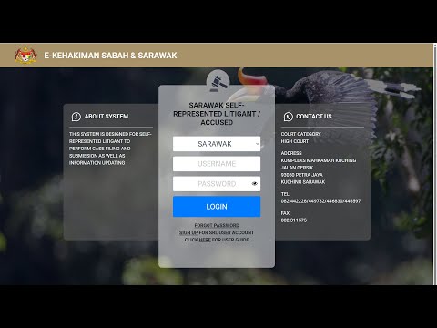 How to Register an eKSS-SRL Account for Self-Represented Litigants?