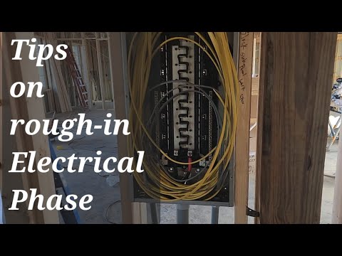 5 tips for Rough-in Phase on New Construction. Electrical wiring.