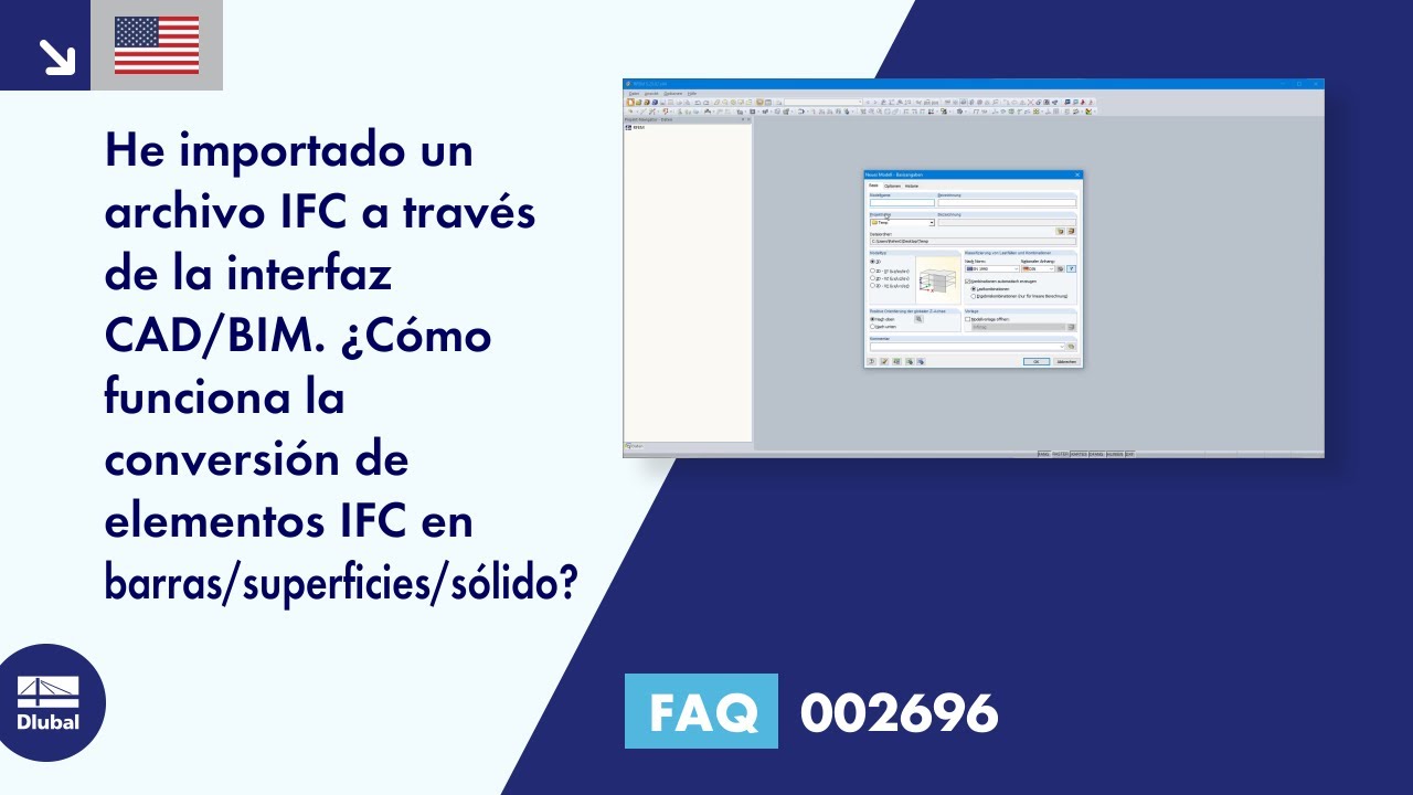 [ES] FAQ 002696 | He importado un archivo IFC a través de la interfaz CAD/BIM. ¿Cómo funciona la conversión ...