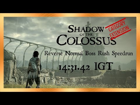 Reverse Normal Boss Rush Speedrun - 14:31.42 IGT - Shadow of the Colossus (Category Extension)