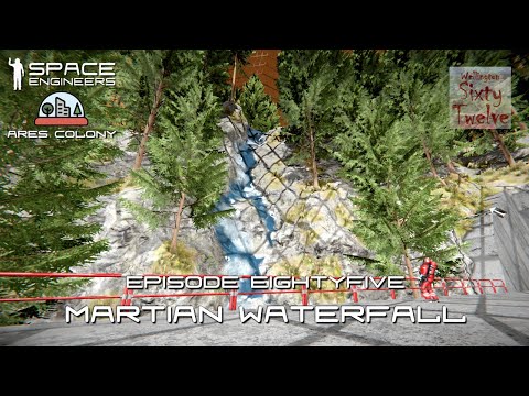Ares Colony EP85 - Martian Waterfall (Space Engineers)