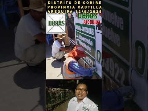 ESTA VEZ EN EL DISTRITO DE APLAO PROVINCIA DE CASTILLA REGIÓN AREQUIPA SEGUIMOS PINTANDO 12/9/25