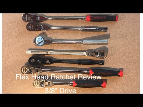 Flex-head ratcheting wrench review GearWrench Husky Pittsburgh Craftsman